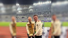 Los gallegos Ramiro Amarelle (derecha) y Jaime Paz ganan la Copa china con el Beijing Guoan<br />�<br />�<br />