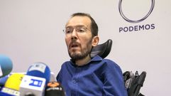 Pablo Echenique presenta los resultados de las primarias en Galicia