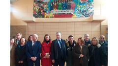 Inauguraci�n del mural Es un honor de la Fundaci�n Vinjoy

