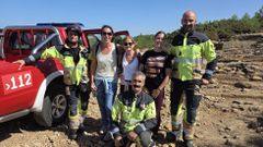 El operativo de rescate y las tres senderistas