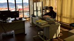 Una oficina del juzgado de Primera Instancia de Vigo