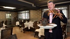 Jes�s Louzo, propietario del restaurante Louzao, de Area, en Viveiro