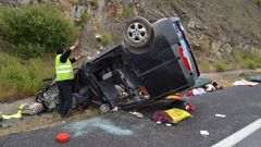 Accidente de tr�fico en Ver�n del 23 de mayo del 2026, en el que resultaron heridas tres personas