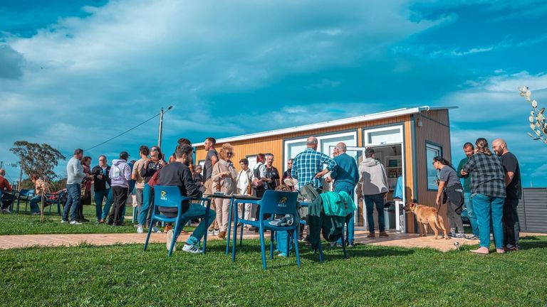 Inauguracin del cmping Balea House