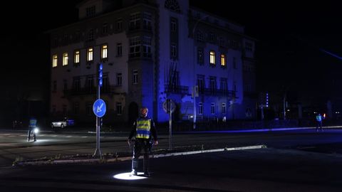 A Coruña, por la noche
