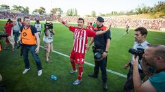 El Girona 1 - Lugo 1, en fotos