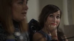 Blanca Riestra, na presentaci�n do libro en Santiago