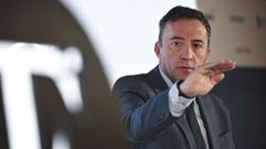 Ricardo Dom�nguez, presidente de Navantia, en una jornada sectorial el pasado mes de marzo