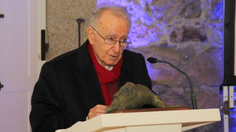 Xes�s Alonso Montero nunha entrega de premios no ano 2022.