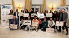 Foto de grupo de todos los finalistas de la edici�n del a�o pasado de este concurso