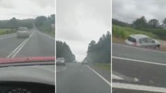 90 segundos dando tumbos para acabar en la cuneta