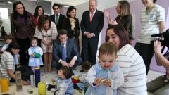 N��ez Feijoo durante la inauguraci�n de la Gali�a Azul de Betanzos en marzo del 2012