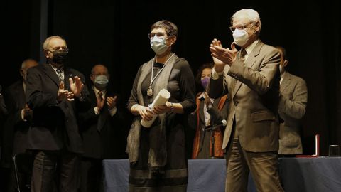  Ingreso de Ana Boulln como membro da Real Academia Galega 