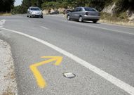 <span lang= es-es >3.- En cambio de rasante con visibilidad escasa</span>. Dejar el asfalto supone cruzar de nuevo la LU-530.