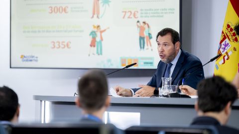 &Oacute;scar Puente present&oacute; el programa de descuentos en la rueda de prensa tras el Consejo de Ministros