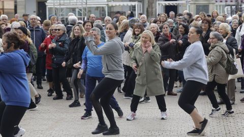 La manifestacin convocada por trabajadores y usuarios de las escuelas deportivas municipales