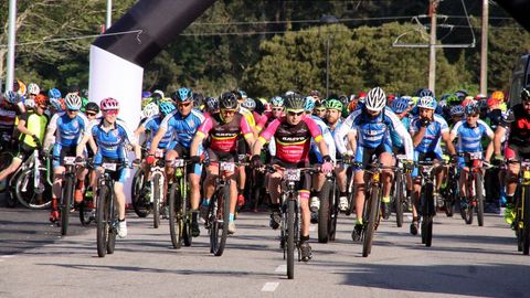 PRIMER TERRAS DE BARBANTIA BTT CON SALIDA DESDE LA AVENIDA DE COMPOSTELA EN BOIRO