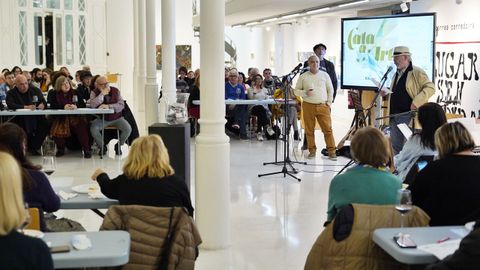 Jornada de Cata e Arte, en el centro cultural Marcos Valcrcel de Ourense