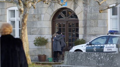 Parricidio en Ba�os de Molgas.La Guardia Civil investiga lo ocurrido en el hostal de Os Remedios