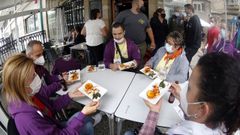 La ruta de tapas del viernes fue el preludio de los actos conmemorativos de la Festa da Dorna