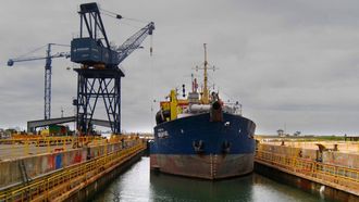 Las instalaciones del astillero Navalria ocupan doce hect�reas y media de superficie.