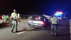 EL �LTIMO CHOQUE MORTAL, EN JUNIO Un conductor kamikaze muri� en el acto el pasado mes de junio al estrellarse contra otro coche en la A-6, en Coir�s