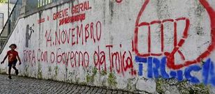 Decir troika en Portugal es casi un insulto. Las pintadas contra las tres instituciones invaden Lisboa mientras sus enviados aprietan al Gobierno.