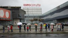 Imagen de archivo de la vacunaci�n contra el covid-19 de ni�os de 7 a 9 a�os en Expocoru�a