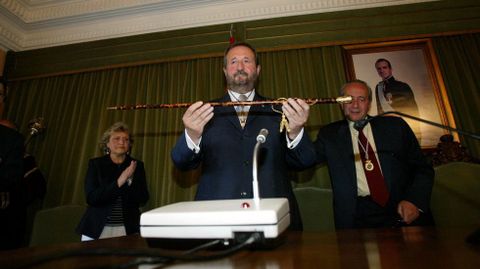 Toma de posesin en el 2003.