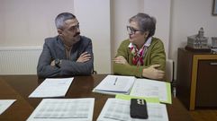 Daniel P�rez y Bel�n Lendoiro, en la presentaci�n de los presupuestos