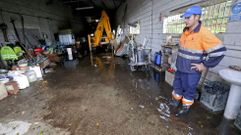 La crecida del Verdugo causa numerosos da�os en Ponte Caldelas