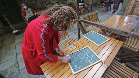 Reapertura de terrazas en Pontevedra