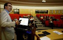 El foro cient�fico sobre la hepatitis C se desarroll� ayer por la tarde en el hospital Montecelo. 