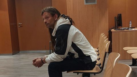 Román Alberto Montero Lago, de 47 años, en el juicio celebrado en la Audiencia Provincial de A Coruña.