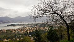 Vista �rea de la zona de Samil, en Vigo