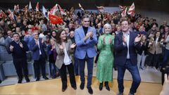 In�s Rey, Pedro S�nchez, Patricia�Iglesias y Jos� Ram�n G�mez Besteiro, esta tarde en A Coru�a.