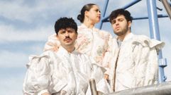 Eloy, Ant�a e Pablo, nunha imaxe promocional da banda 