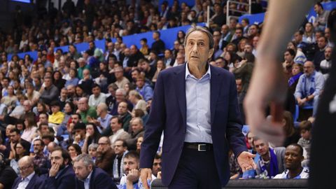 Luis Casimiro, durante el encuentro de este lunes en el Pazo.