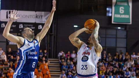 Barrueta, jugador del Obra, en la victoria ante el Fuenlabrada (77-97).