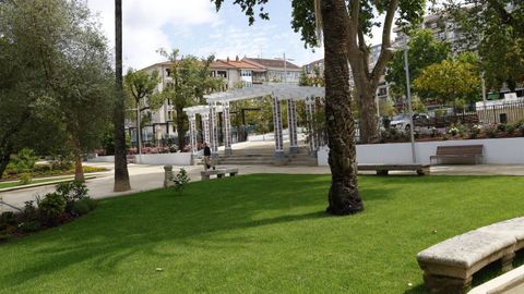 Aspecto renovado del Xard�n do Pos�o en Ourense.