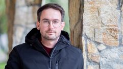 Diego Feijoo, activista de Avante Pontevedra, que convoca una protesta este s�bado en la ciudad.