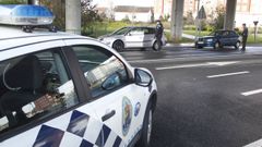 En la fotograf�a, de archivo, control policial en Nar�n. 