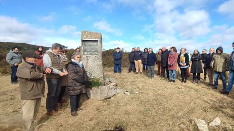 Homenaje a Esperante Par�s celebrado en el 2024 en el monte donde fue asesinado.