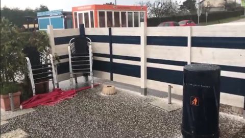 La borrasca �Ana� deja granizo a su paso por Cudillero