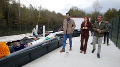 A conselleira e o alcalde visitaron este martes o novo punto limpo de Sober