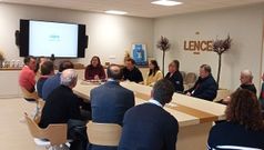 Imagen del taller participativo que tuvo lugar este jueves en las instalaciones del grupo Lence