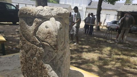El segundo premio recay� en la figura de un �guila tallada por Jes�s Javier Varela Quint�s