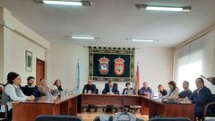Imagen de archivo de un pleno en el Concello de Cerdedo-Cotobade