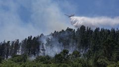El incendio qued� controlado a mediod�a de este jueves
