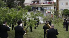 La Banda de Celanova ya particip� en varios homenajes tras el estado de alarma